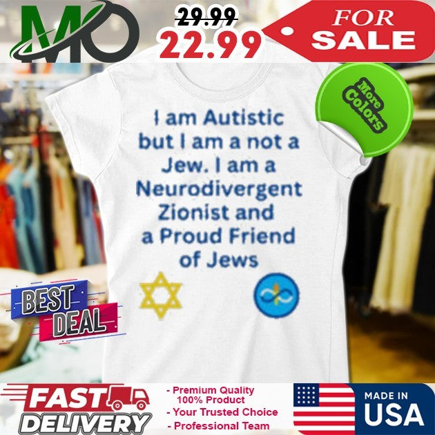 Charlie Keeble Autistic Neurodivergent Zionist Proud Friend Jews Shirt
