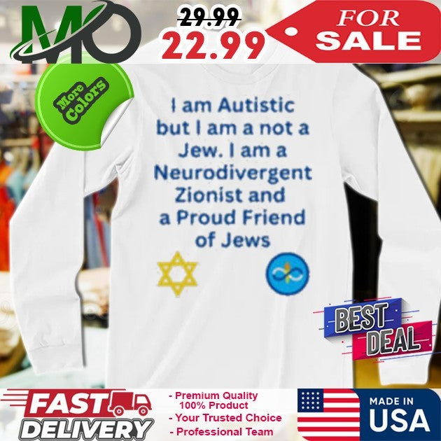 Charlie Keeble Autistic Neurodivergent Zionist Proud Friend Jews Shirt