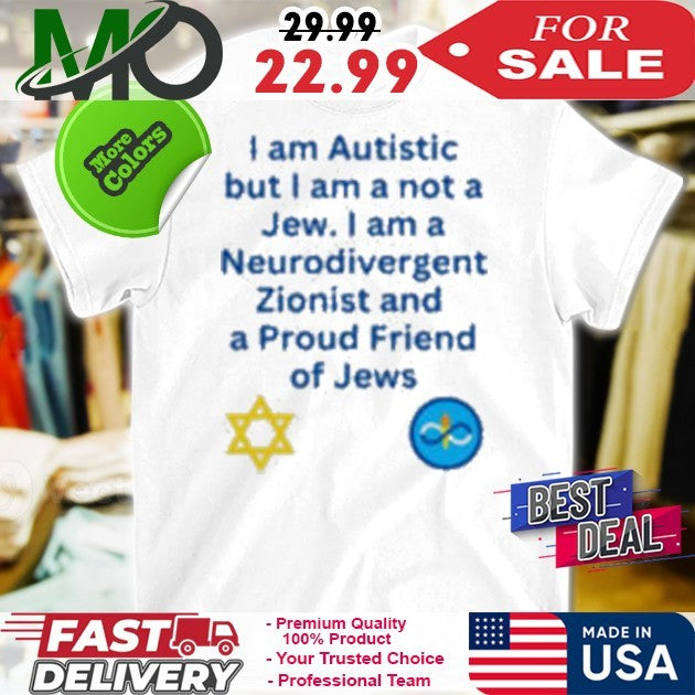 Charlie Keeble Autistic Neurodivergent Zionist Proud Friend Jews Shirt