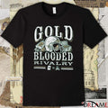 Charlotte 49ers Vs ECU Pirates November 8th 2025 in Greenville NC Gold Blooded Rivalry t-shirt