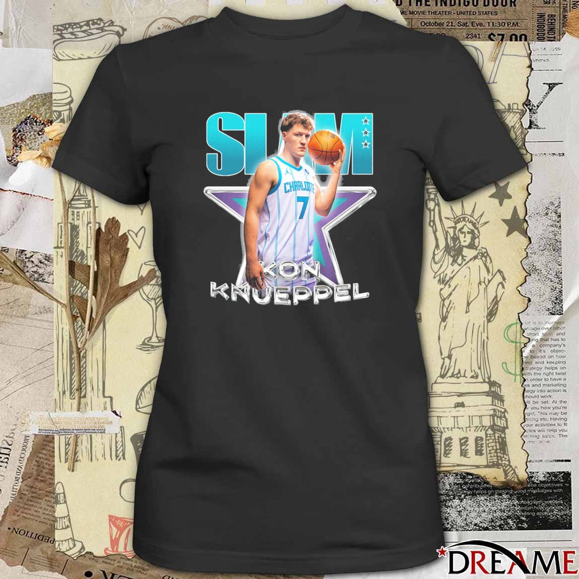 Charlotte Hornets Kon Knueppel Remix 2026 SLAM t-shirt