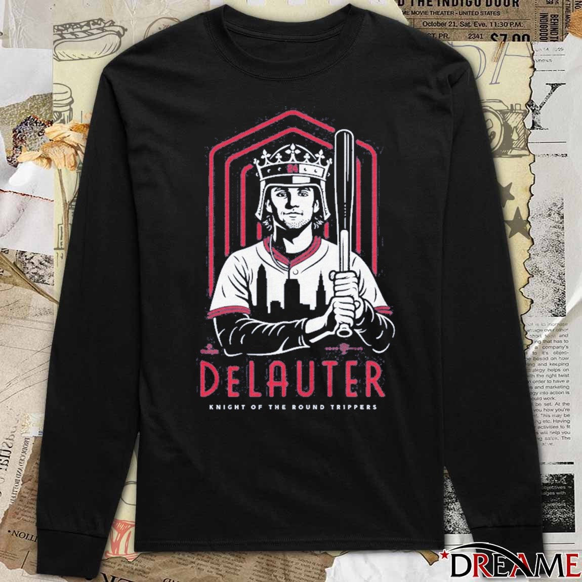 Chase DeLauter Knight Of The Round Trippers Cleveland Guardians t-shirt