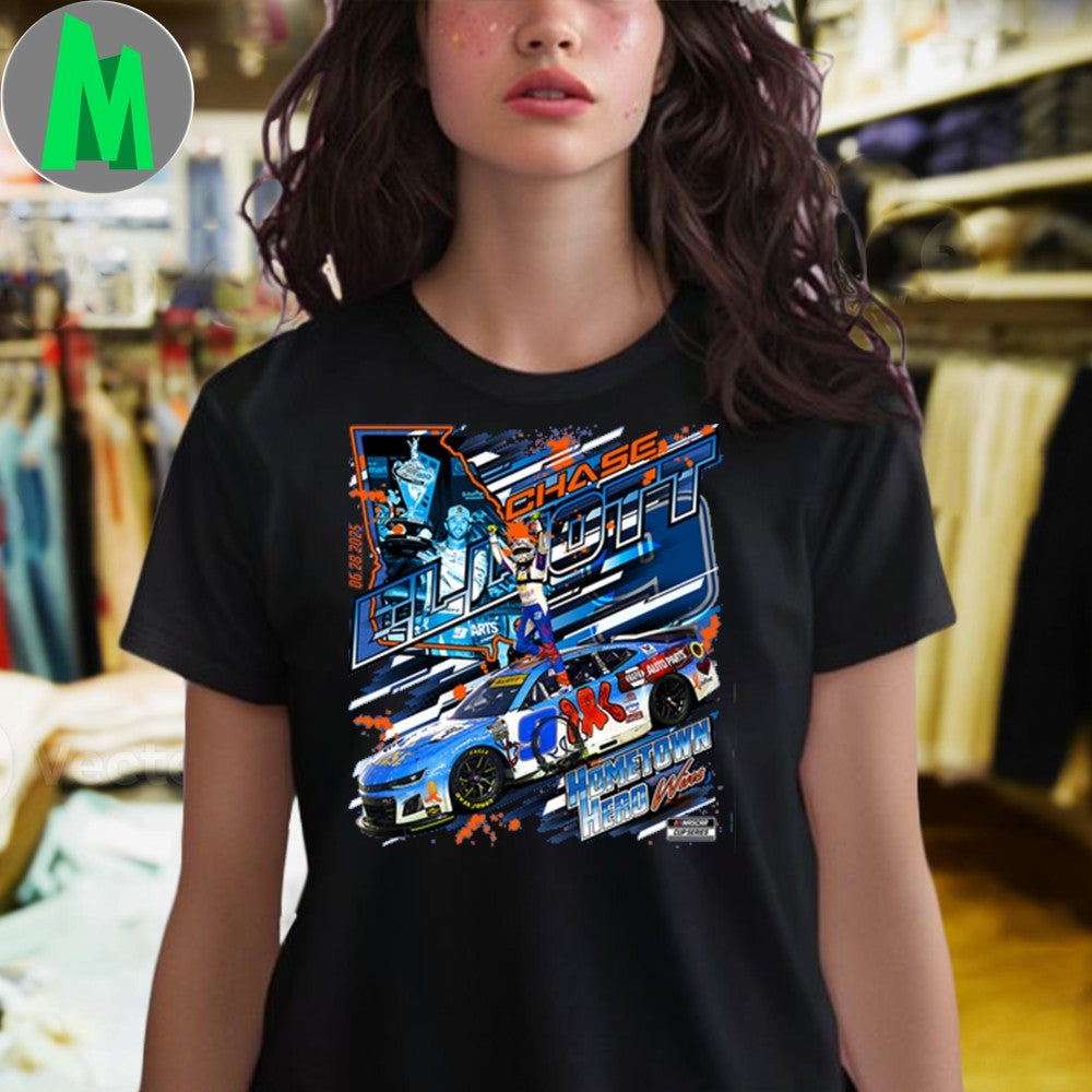 Chase Elliott #9 Hometown Hero Winner NASCAR T-Shirt
