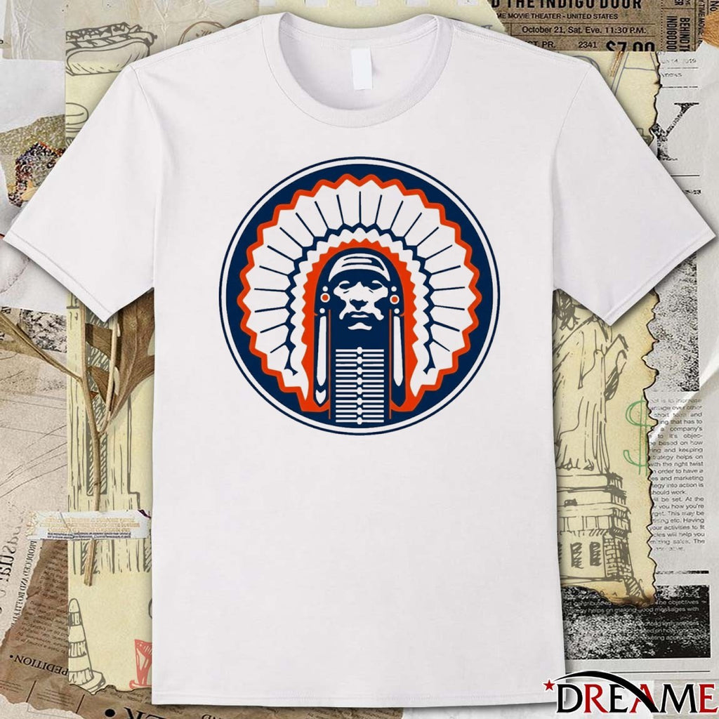 Chief Illiniwek Illinois Urbana-Champaign Logo t-shirt