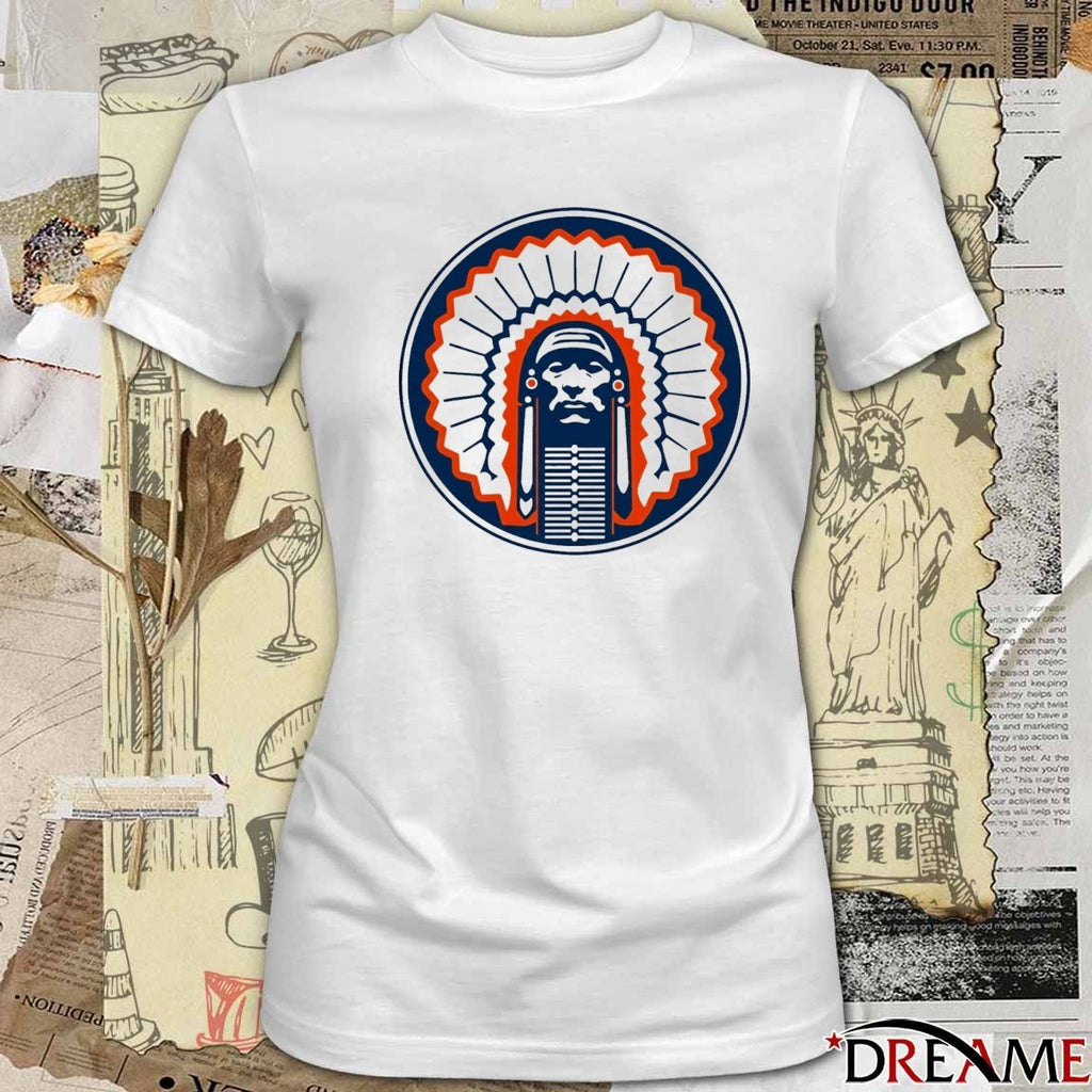 Chief Illiniwek Illinois Urbana-Champaign Logo t-shirt