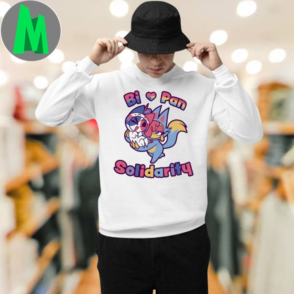 Chikn Nuggit Bi Pan Solidarity Pride Shirt