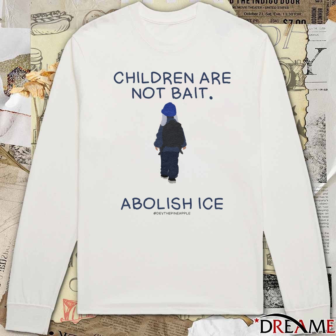 Children Are Not Bait Abolish ICE 2025 t-shirt