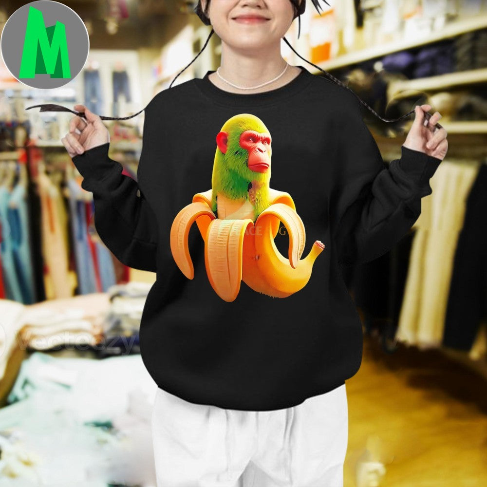 Chimpanzini Bananini Brainrot Character Meme Shirt