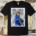 Chloe Kim Snowboarding Women’s Halfpipe Silver Team USA Olympic Signature Poster t-shirt