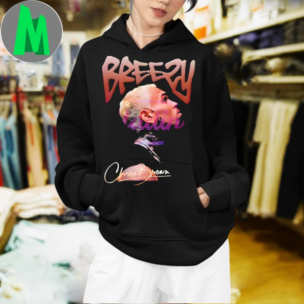 Chris Brown Breezy Bowl Xx 2025 Concert Graphic Shirt