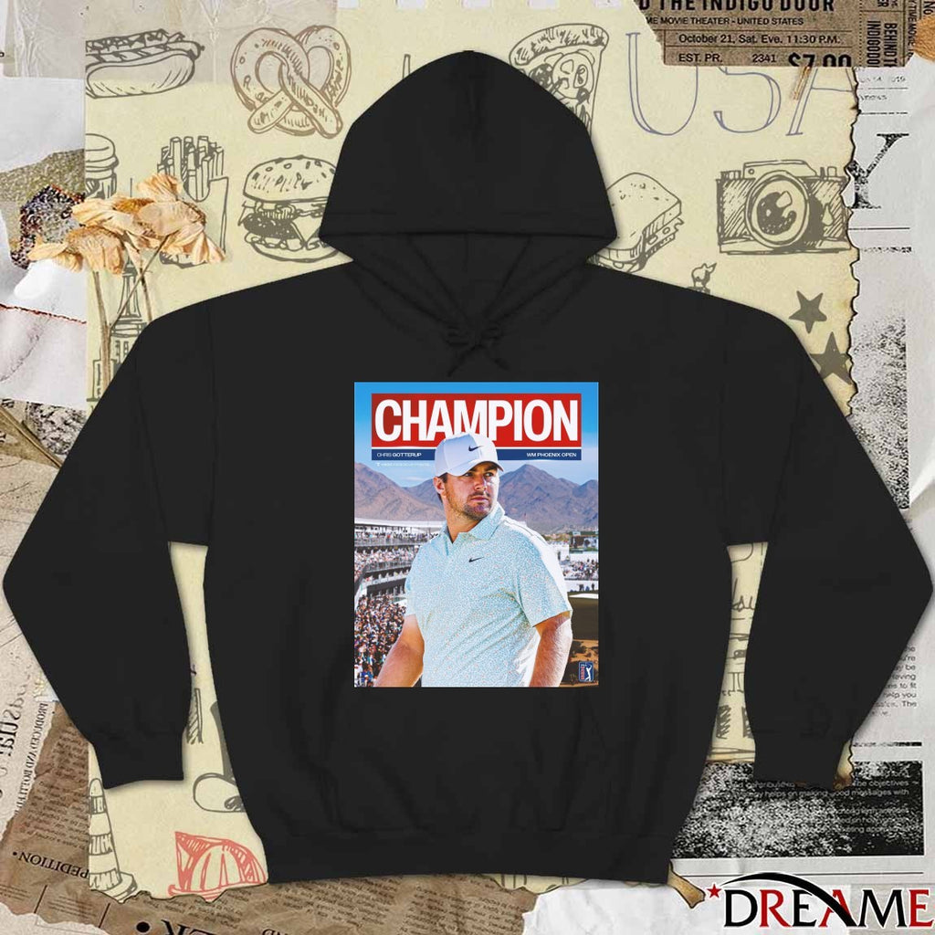 Chris Gotterup WM Phoenix Open Champions 2026 PGA Tour Poster t-shirt