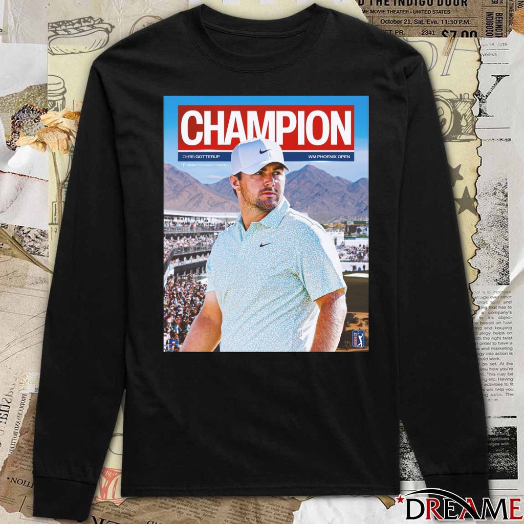 Chris Gotterup WM Phoenix Open Champions 2026 PGA Tour Poster t-shirt