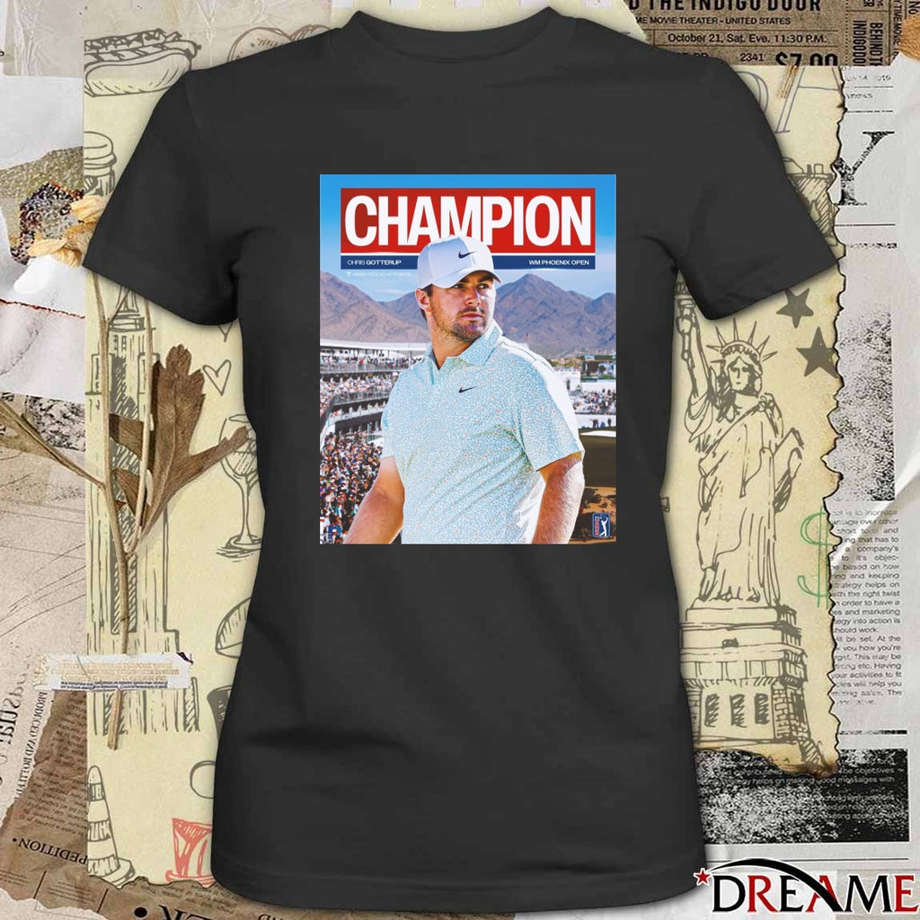 Chris Gotterup WM Phoenix Open Champions 2026 PGA Tour Poster t-shirt