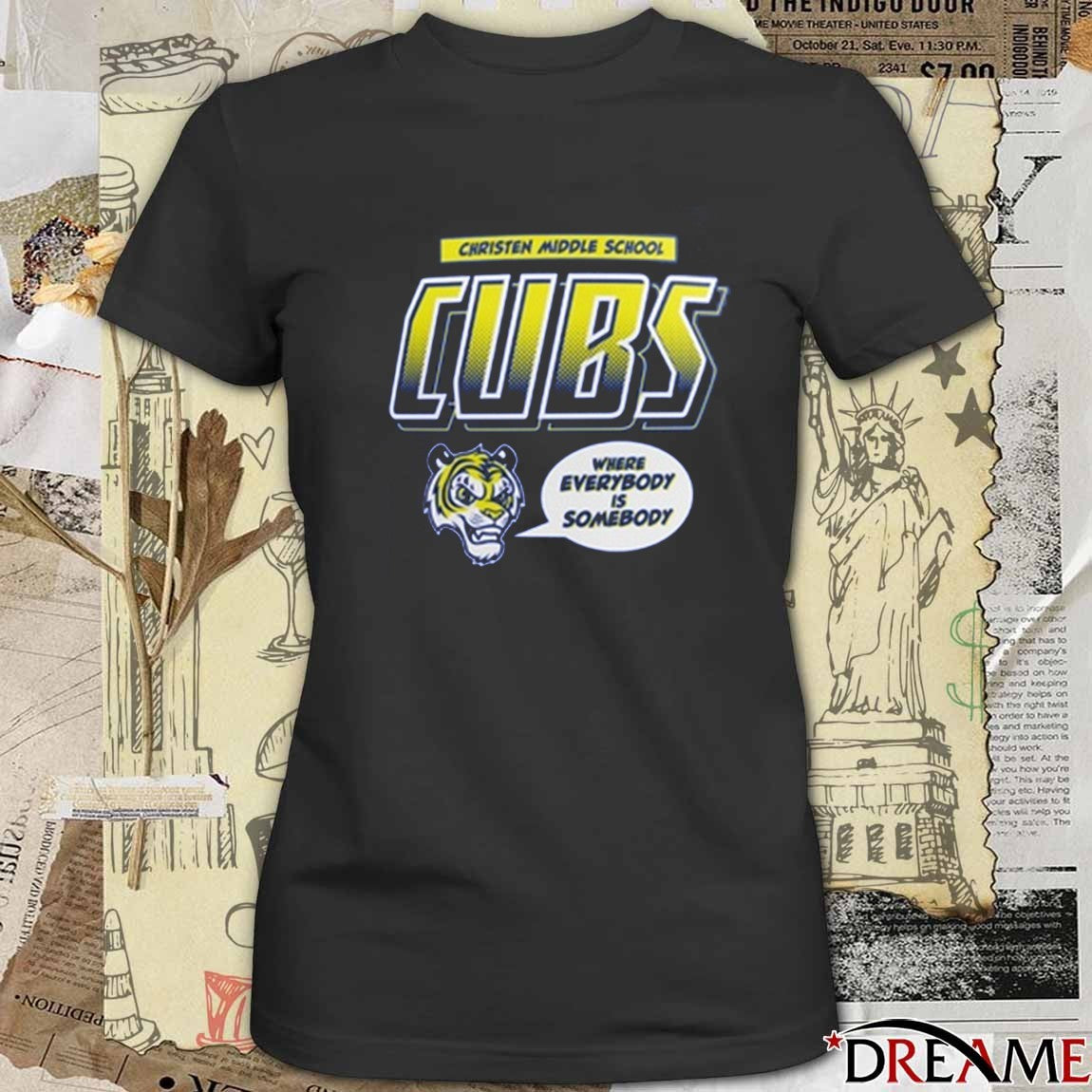 Christen Middle School Cubs Where Everybody Is Someone 2025 t-shirt