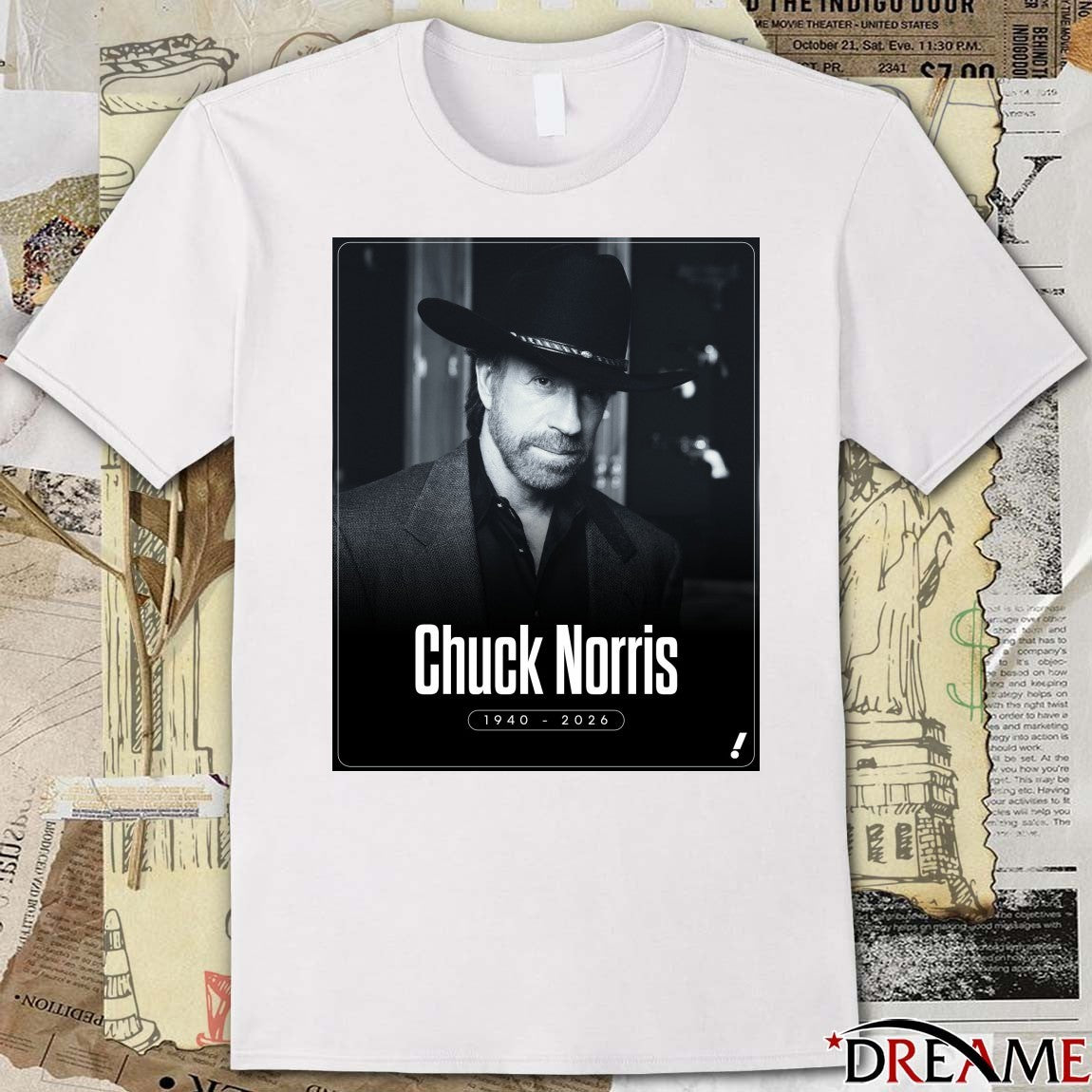 Chuck Norris Has Died At Age 86 1940 – 2026 Yahoo Sports Poster t-shirt