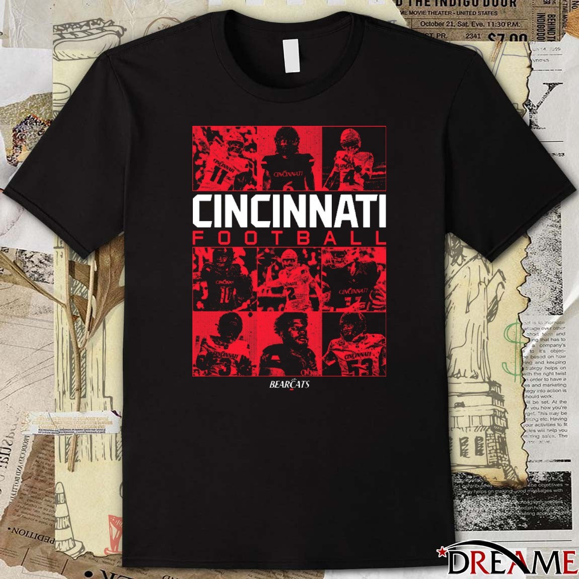 Cincinnati Bearcats Football Playmakers 2025 NIL t-shirt