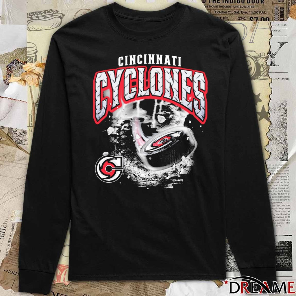Cincinnati Cyclones Storm Warning NCAA Painting t-shirt