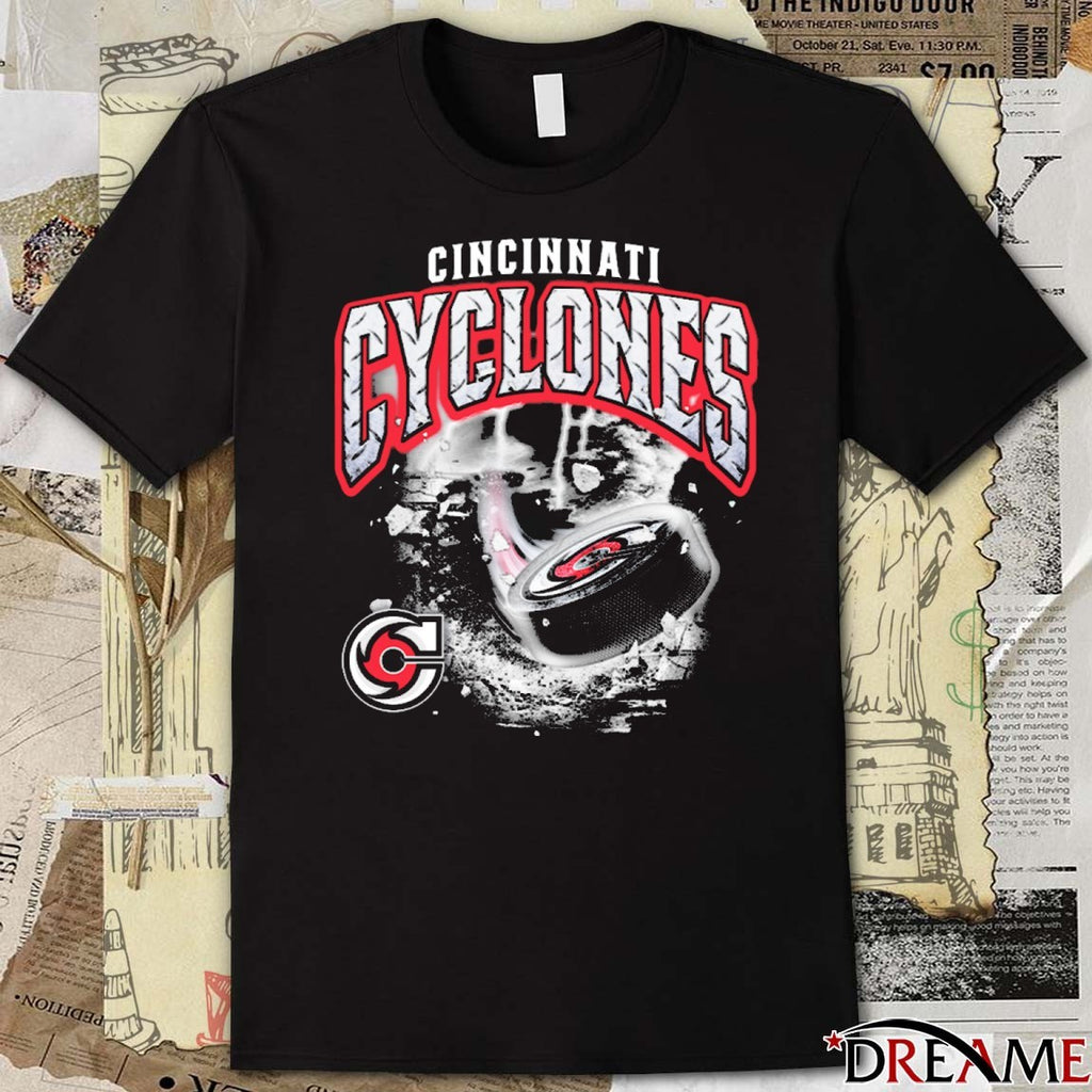 Cincinnati Cyclones Storm Warning NCAA Painting t-shirt