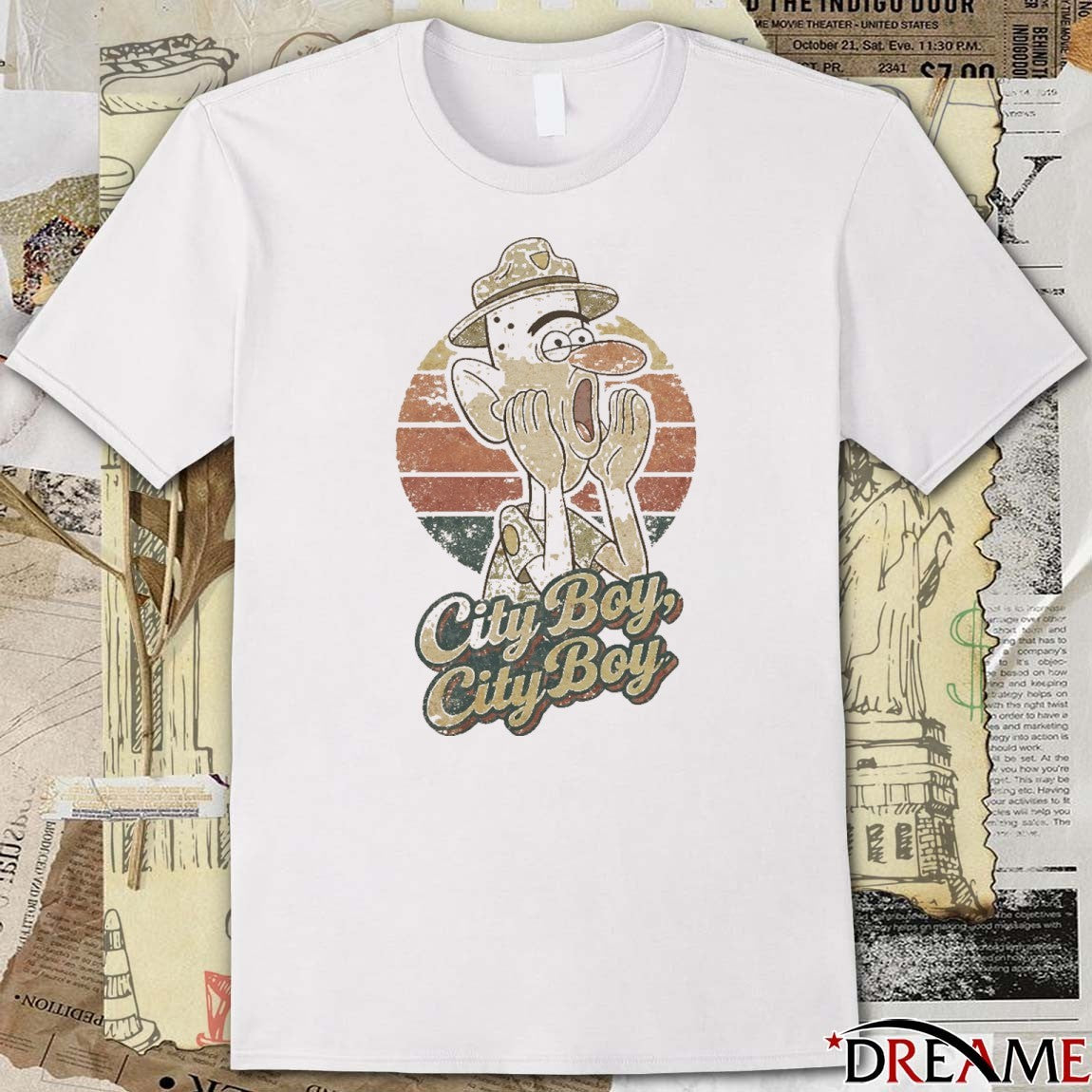 City Boy City Boy Meme Gravity Falls Inspired Viral t-shirt