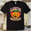 Clandestine Industries Bat Pumpkin Halloween 2025 Retro t-shirt