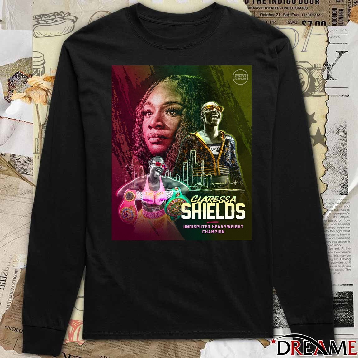 Claressa Shields Undisputed Heavyweight Champion Poster t-shirt