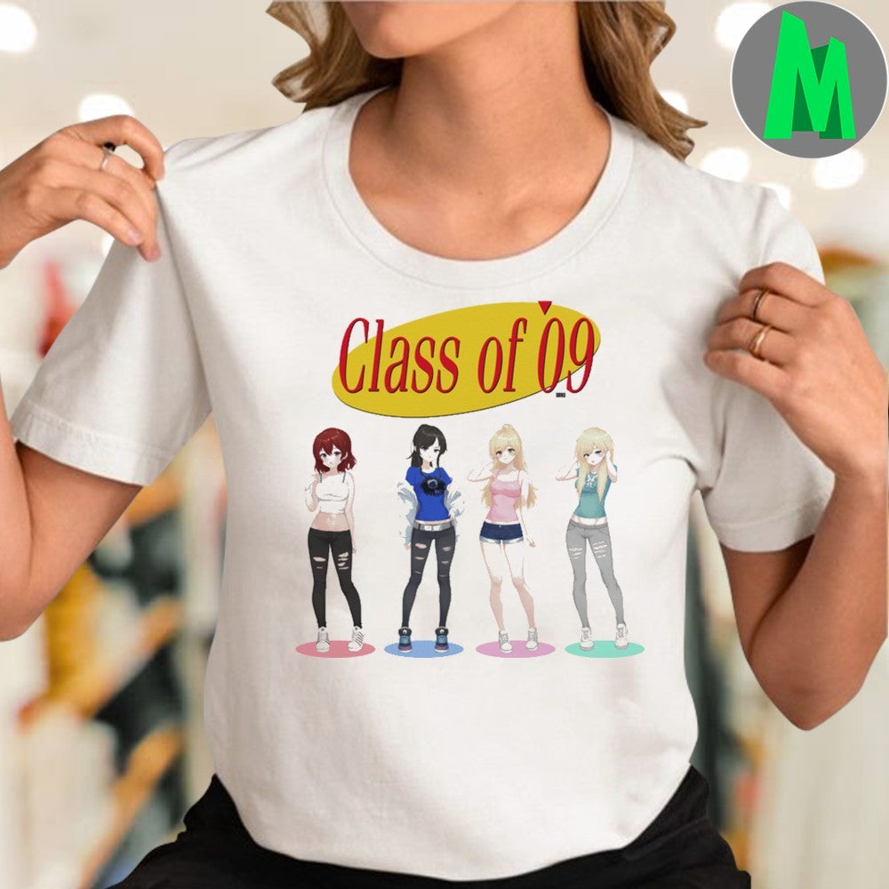 Class of ’09 Sitcom Anime Girl Group Graphic T-Shirt
