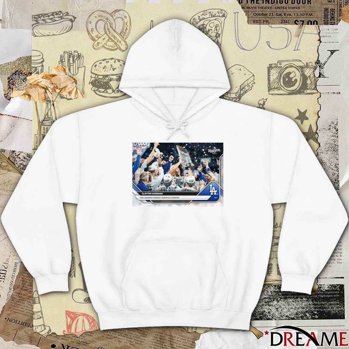 Clayton Kershaw 2025 MLB Topps Los Angeles Dodgers Ends Legendary Dodgers Career As A Champion Card t-shirt
