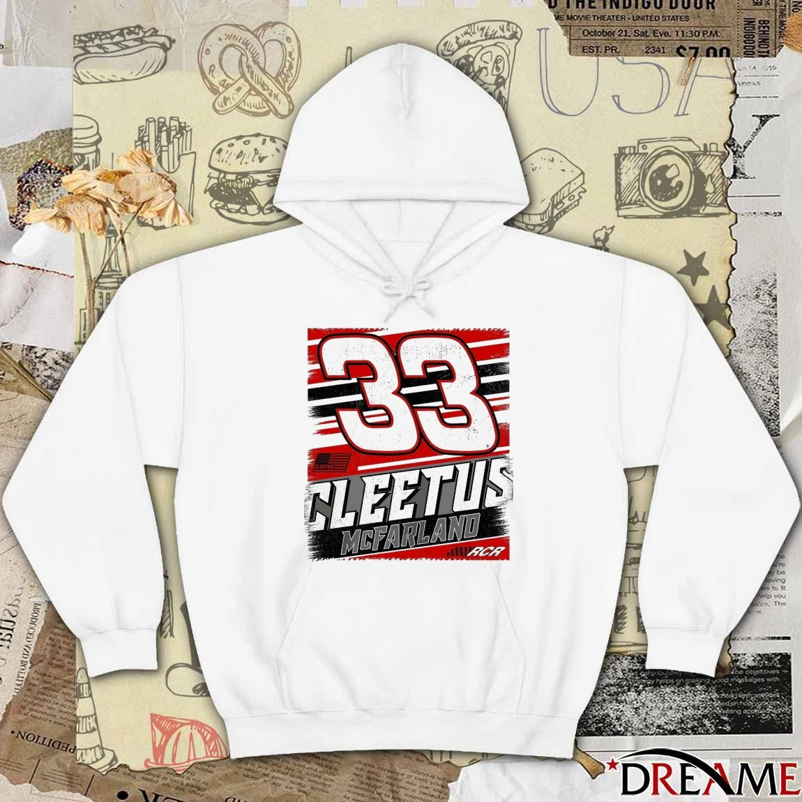 Cleetus McFarland Richard Childress Racing Team No. 33 t-shirt
