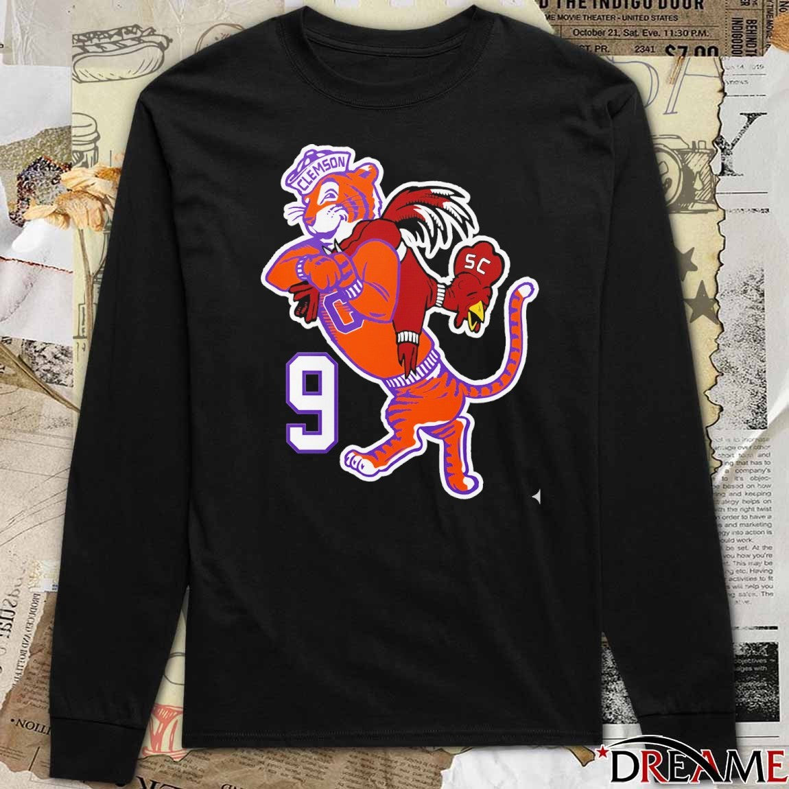 Clemson Tigers And University Of South Carolina Mascots t-shirt