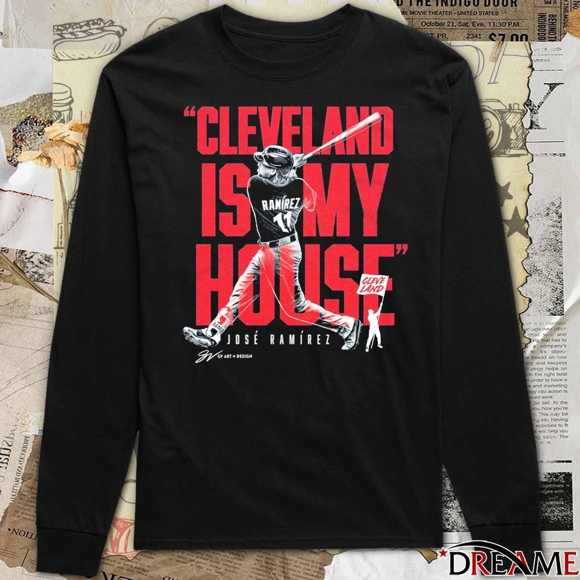 Cleveland Is My House Jose Ramirez Cleveland Guardians MLB t-shirt