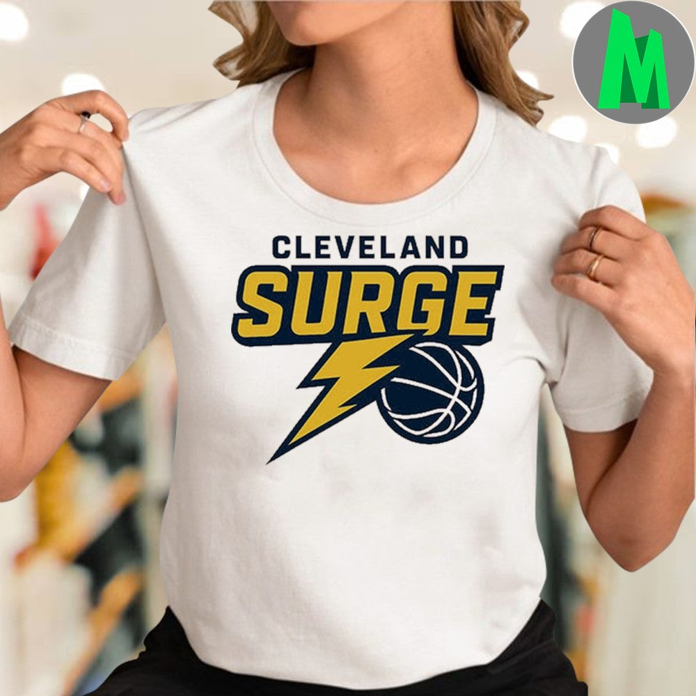 Cleveland Surge Basketball Team Logo Shirt