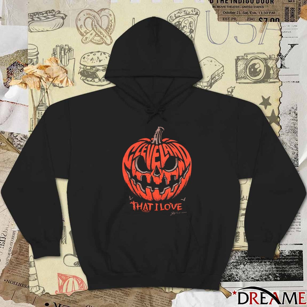 Cleveland That I Love Pumpkin Halloween 2025 Fanart t-shirt