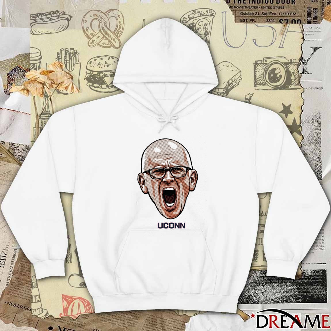Coach Dan Hurley Big Head Uconn Huskies Basketball Collection t-shirt