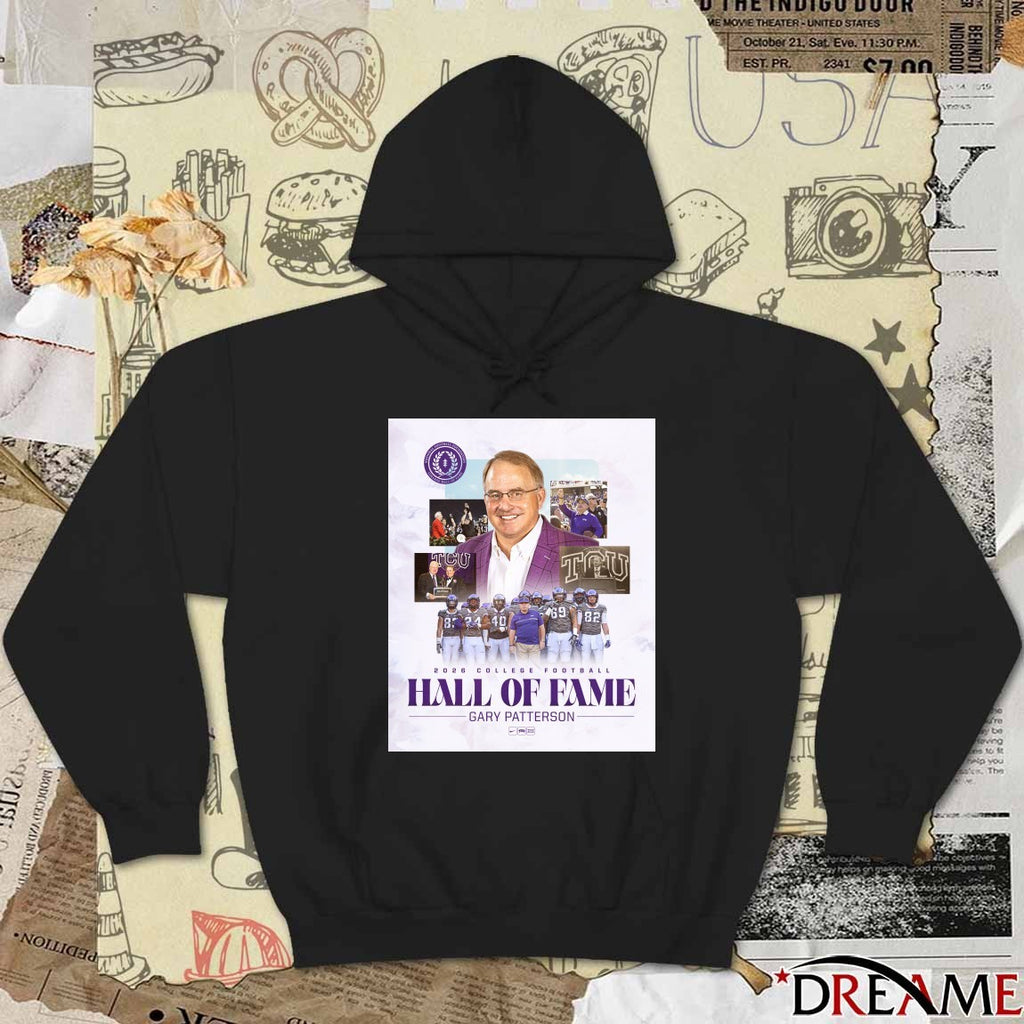 Coach Gary Patterson TCU 2026 NFF College Football Hall of Fame class Poster t-shirt