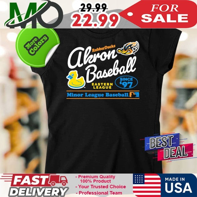 Collection Rubber Ducks Akron Baseball Eastern League Minor League Baseball Shirt