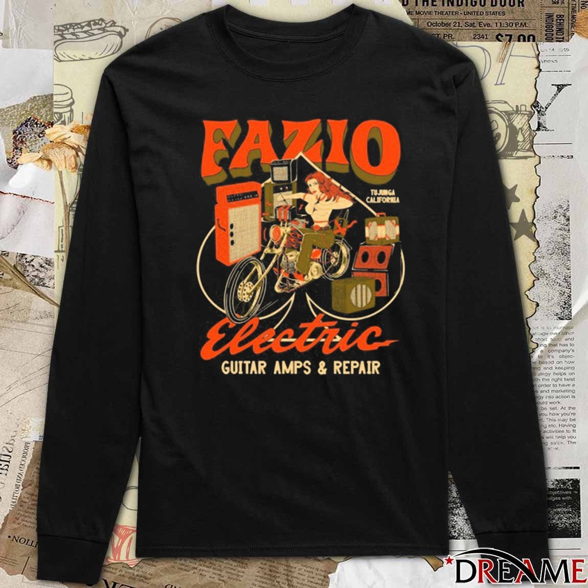 Colleen Fazio Fazio Electric Motor Guitar Amps And Repair t-shirt