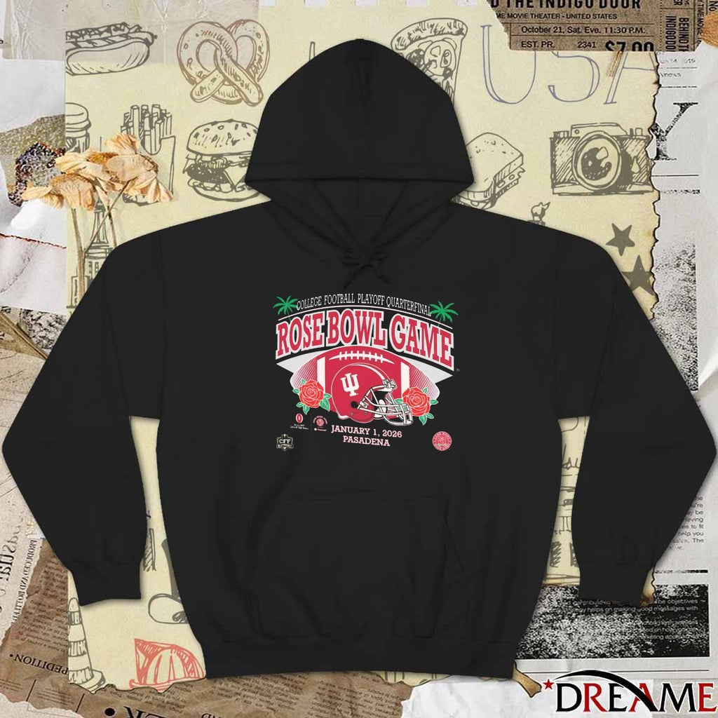 College Football Playoff Quarterfinal Rose Bowl Game Indiana Football January 1 2026 Pasadena t-shirt