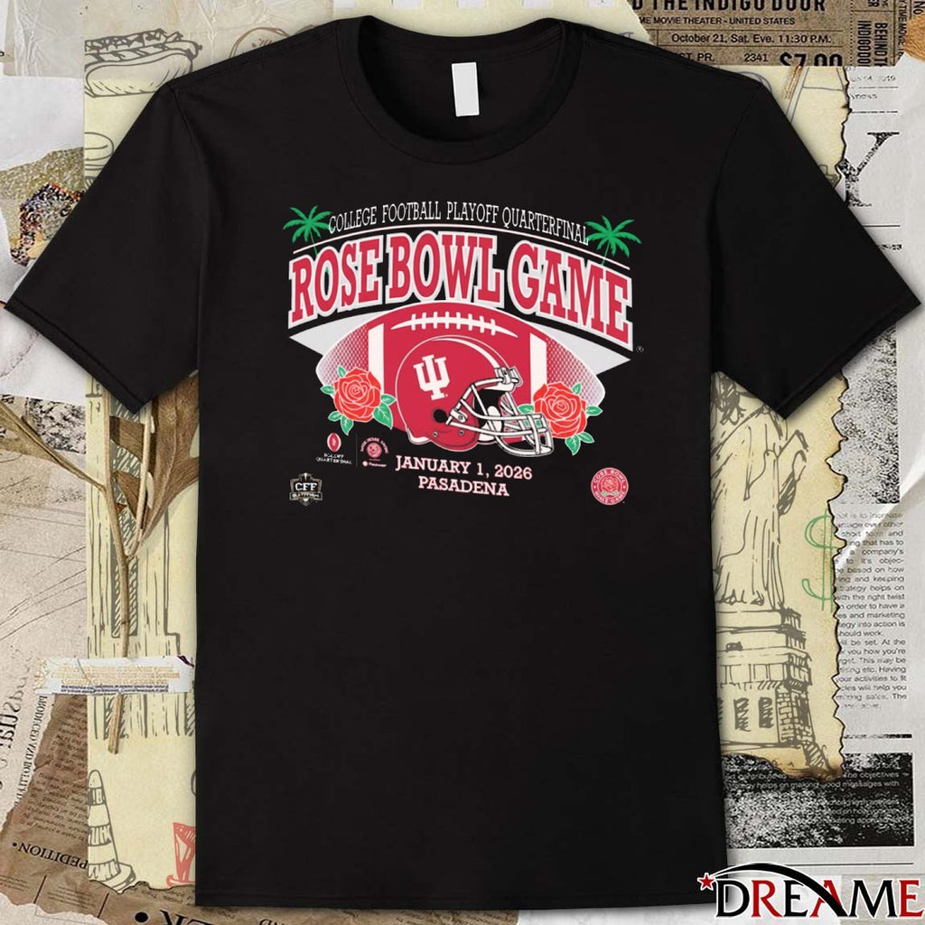 College Football Playoff Quarterfinal Rose Bowl Game Indiana Football January 1 2026 Pasadena t-shirt