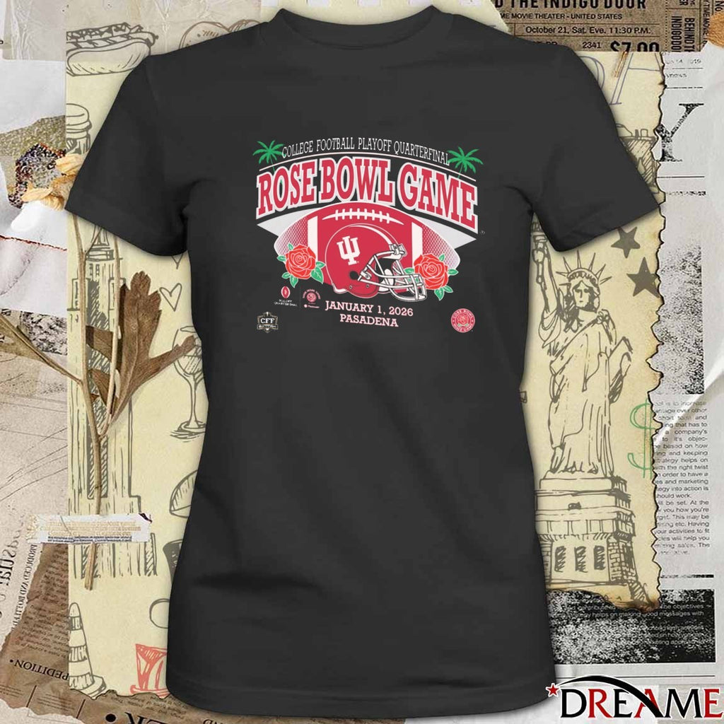 College Football Playoff Quarterfinal Rose Bowl Game Indiana Football January 1 2026 Pasadena t-shirt