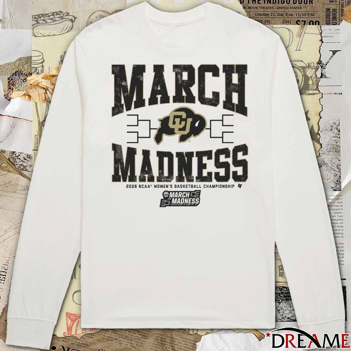 Colorado Buffaloes WBB 2026 NCAA Women’s Basketball Championship March Madness t-shirt