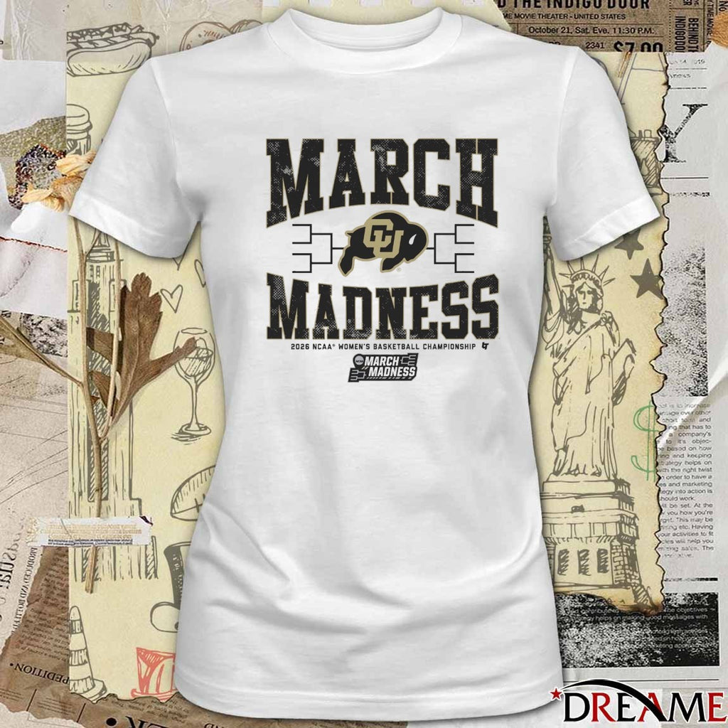 Colorado Buffaloes WBB 2026 NCAA Women’s Basketball Championship March Madness t-shirt