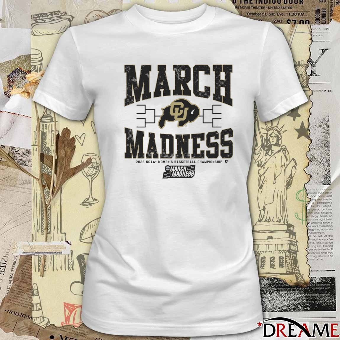 Colorado Buffaloes WBB 2026 NCAA Women’s Basketball Championship March Madness t-shirt