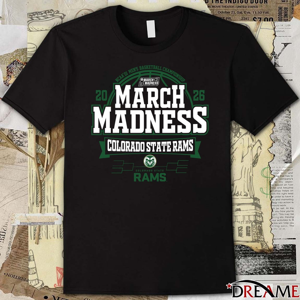 Colorado State Rams 2026 NCAA DI Men’s Basketball Championship March Madness t-shirt