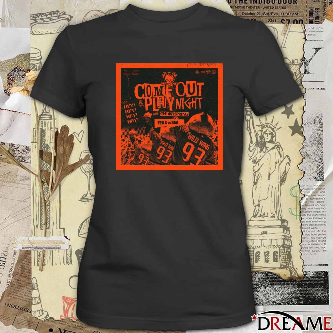 Come Out & Play Night With The Offspring February 3 2026 Anaheim Ducks Poster t-shirt