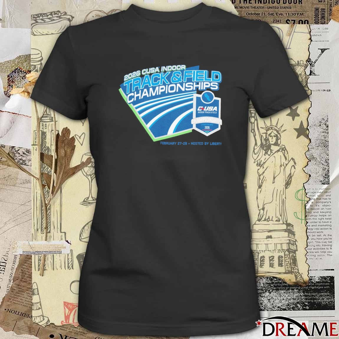Conference USA Indoor Track & Field Championship February 27 -28 2026 Hosted By Liberty t-shirt