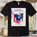 Congrats Zach Werenski Team USA Signature Columbus Blue Jackets Poster t-shirt
