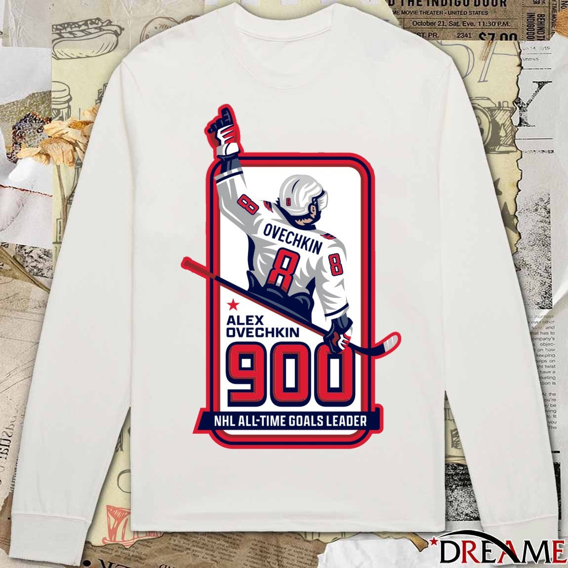 Congratulations Alex Ovechkin Washington Capitals 900 NHL All-Time Goals Leader t-shirt