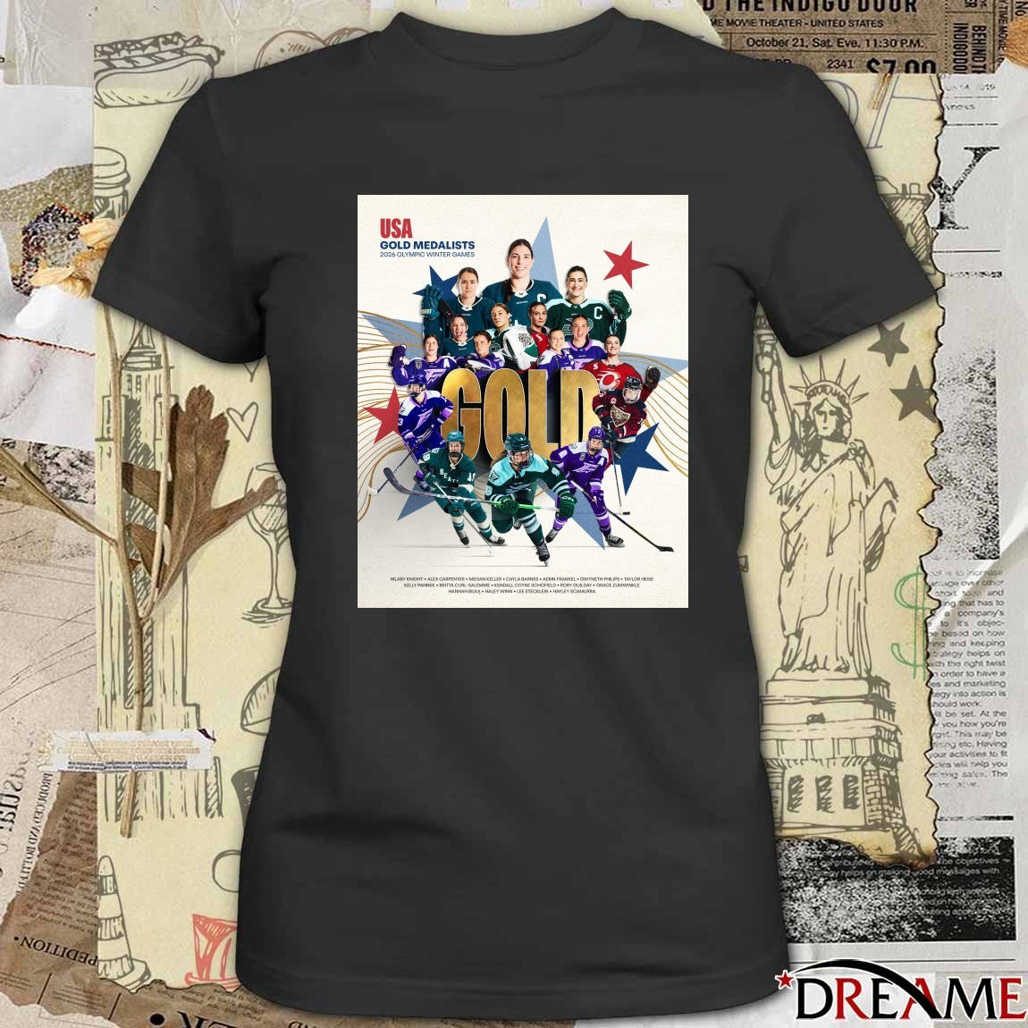 Congratulations The USA Played Gold Medalists 2026 Olympic Winter Games t-shirt