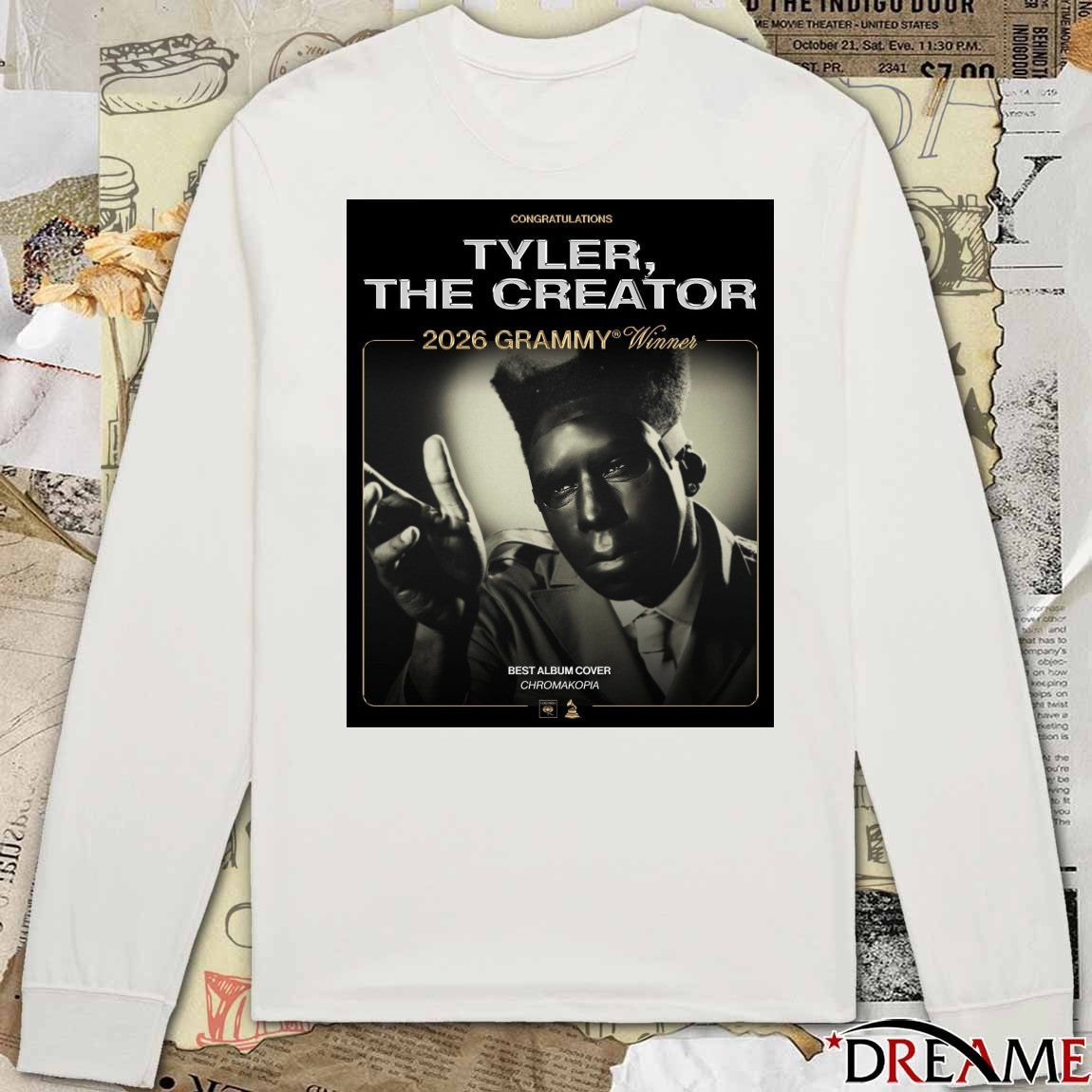 Congratulations Tyler The Creator 2026 Grammy Winner Best Album Cover Chromakopia Poster t-shirt