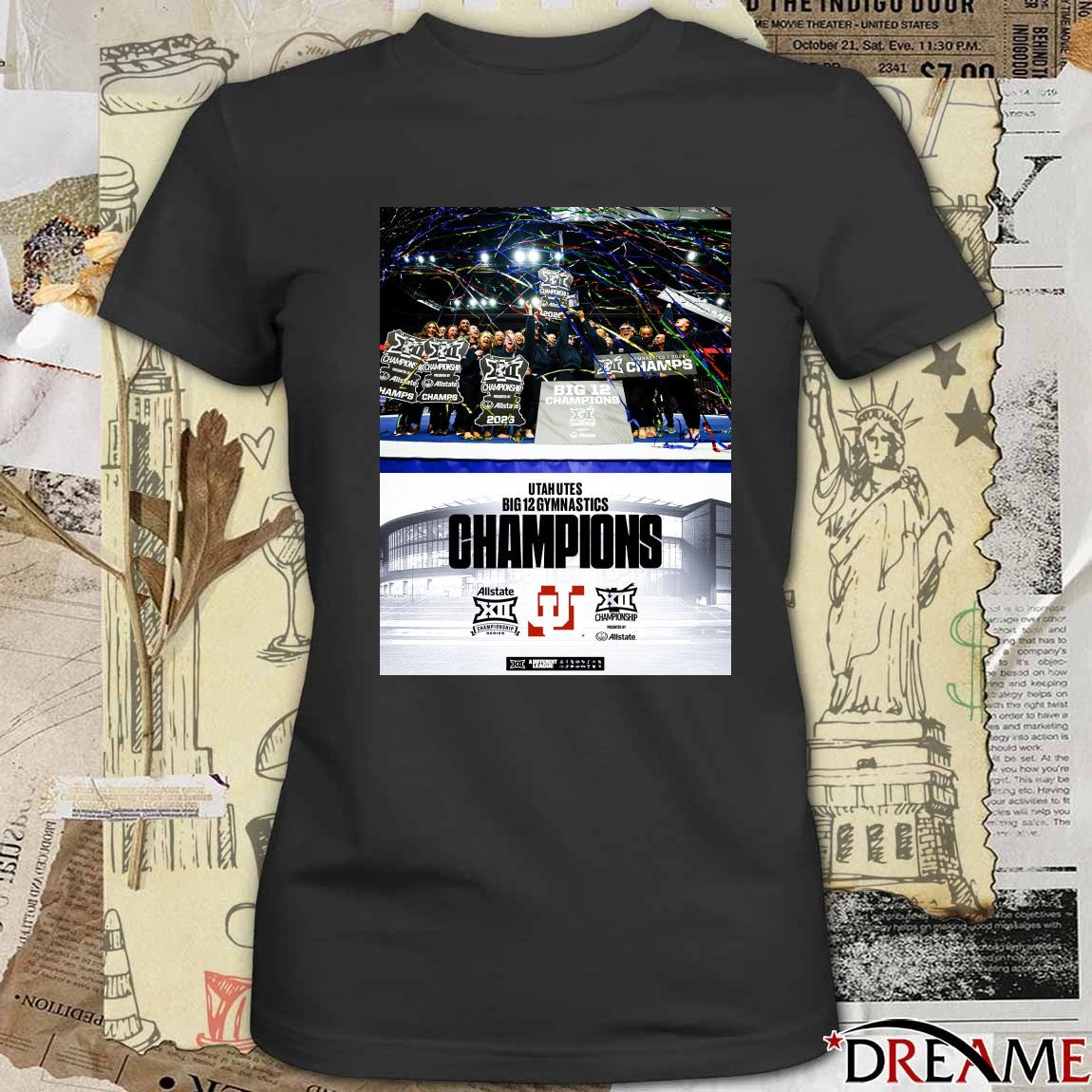 Congratulations Utah Gymnastics 2026 Big 12 Gymnastics Champions Poster t-shirt